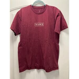 Vans Men’s Off The Wall Soft Classic Fit Short Sleeve‎ Skater T Shirt Size L Red